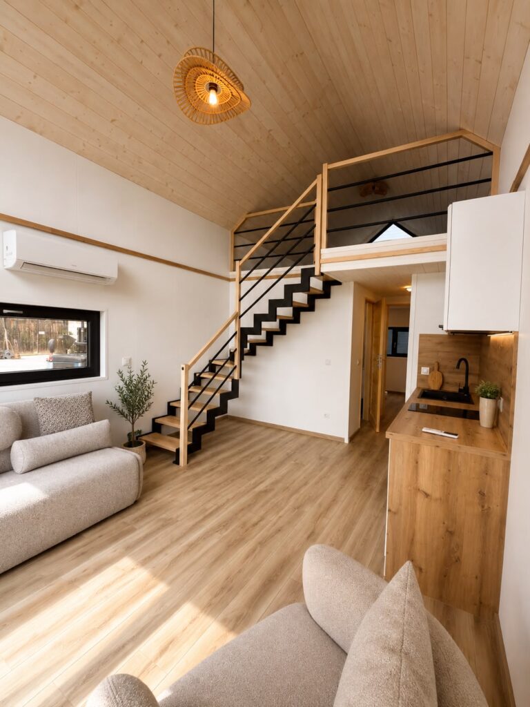 Wnętrze domku modułowego Modular 1