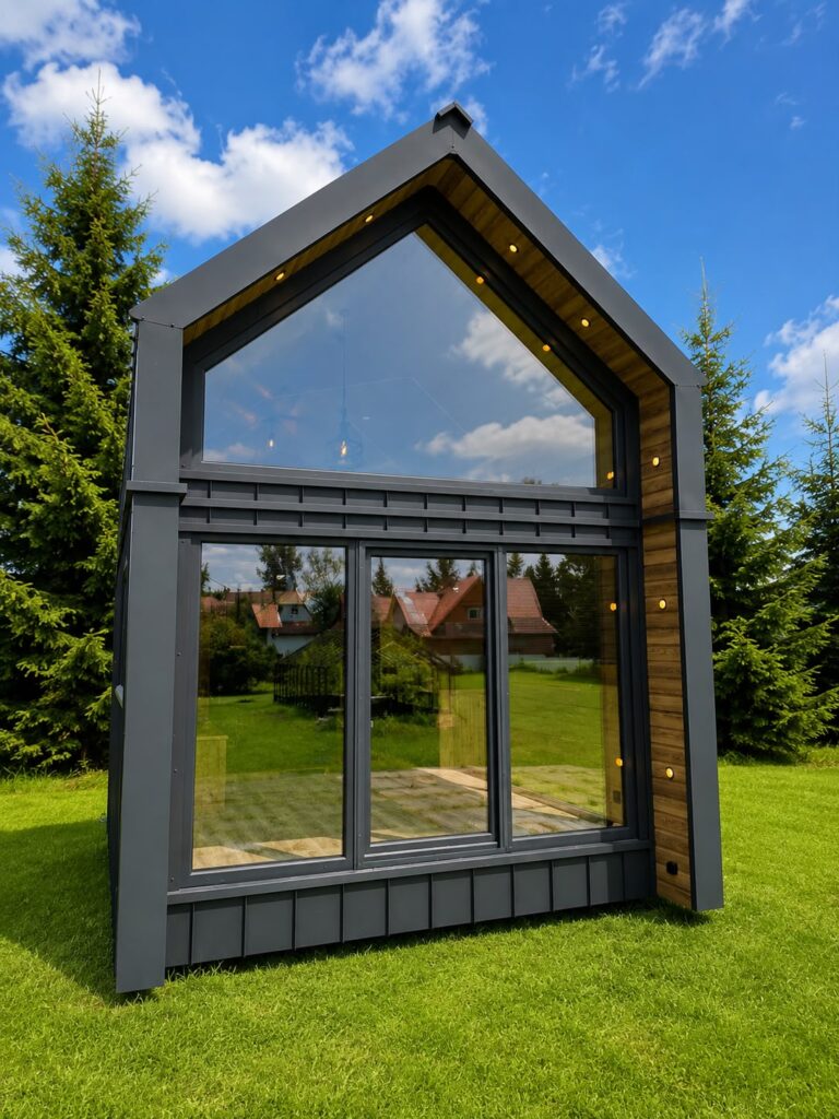 Domek modułowy Modular 2 z przeszkleniami